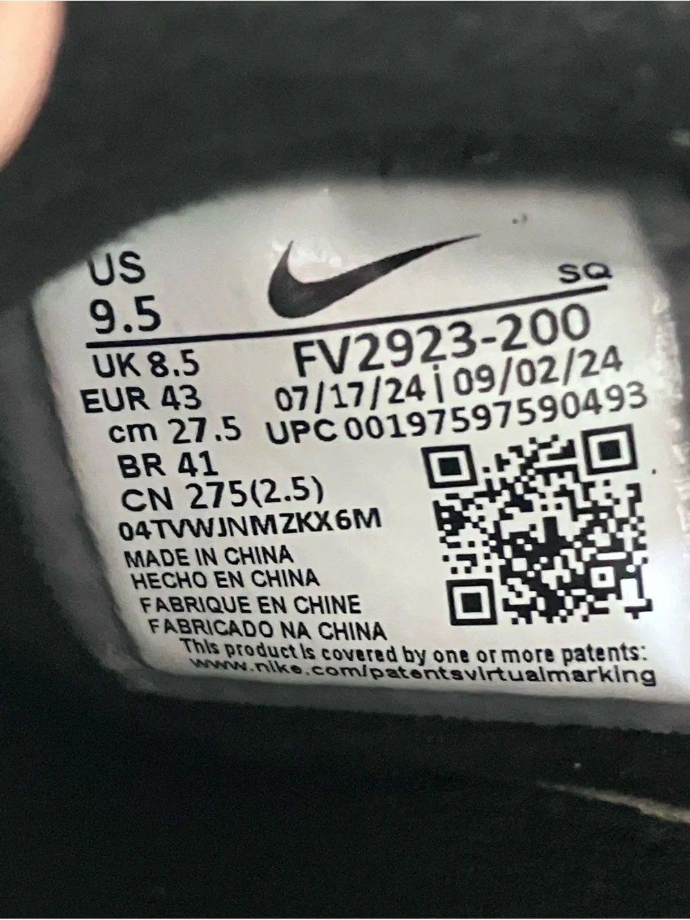 Nike ACG Rufus Limestone Black Size 9.5